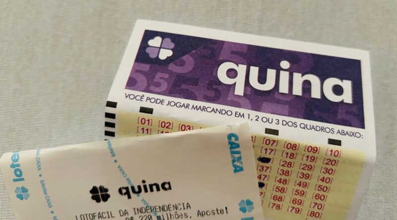 Confira o resultado da Quina 7146 de hoje, segunda-feira (19/10)