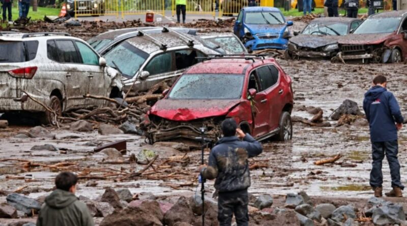 Mar de lama invade cidade no Chile e deixa cenário de ‘fim de mundo’; veja vídeos