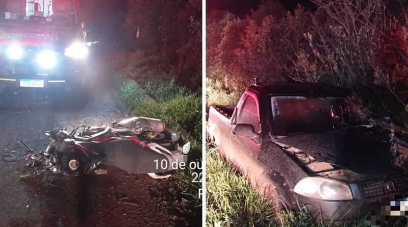 Motociclista morre e motorista foge sem prestar socorro após grave acidente na BR-470, em SC