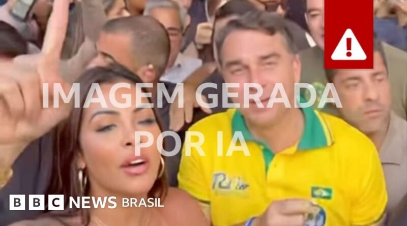 Perfis usam mulheres de IA em campanha por Flávio e Lula para vender conteúdo adulto