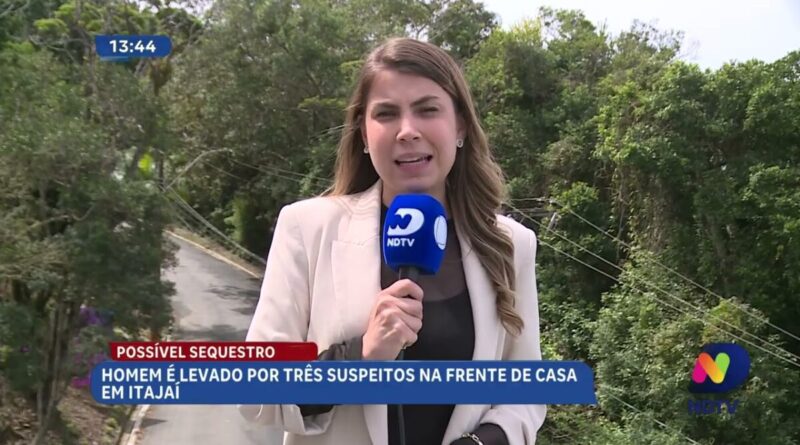 Possível sequestro: homem é levado por trio armado em Itajaí
