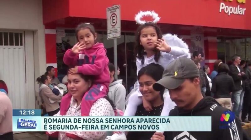 Romaria de Nossa Senhora Aparecida reúne fiéis em Campos Novos